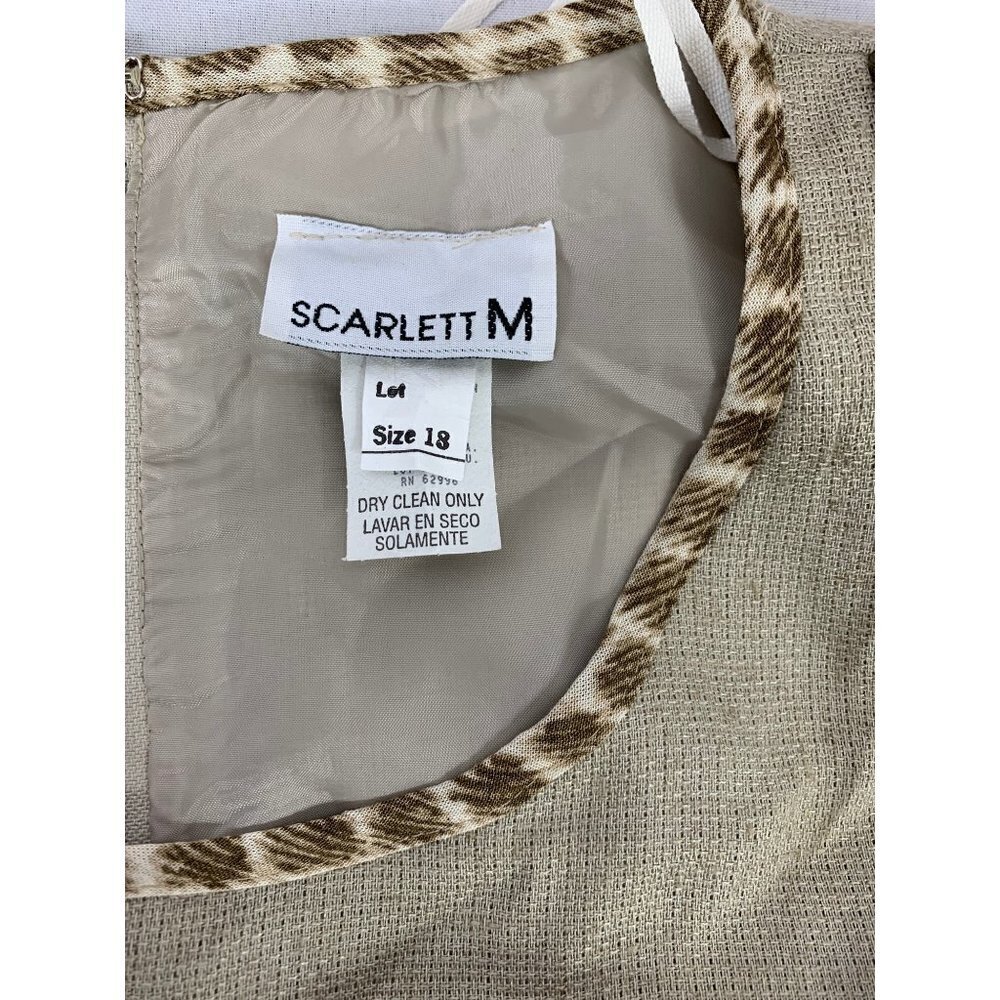 Scarlett M Women's Casual Dress with Necklace - Picture 3 of 5